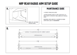 NRP RZR XP1000 & TURBO Billet High Clearance Radius Rods